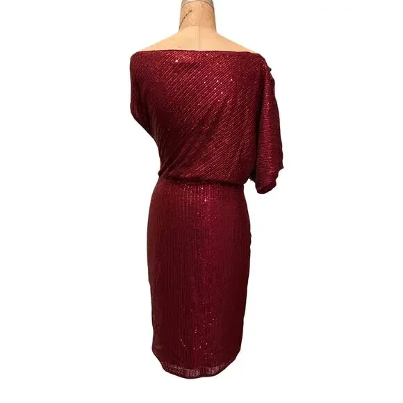Grace Karin Sequin Glitter Off The Shoulder Cocktail Party Dress NWT Size XL - Picture 3 of 11